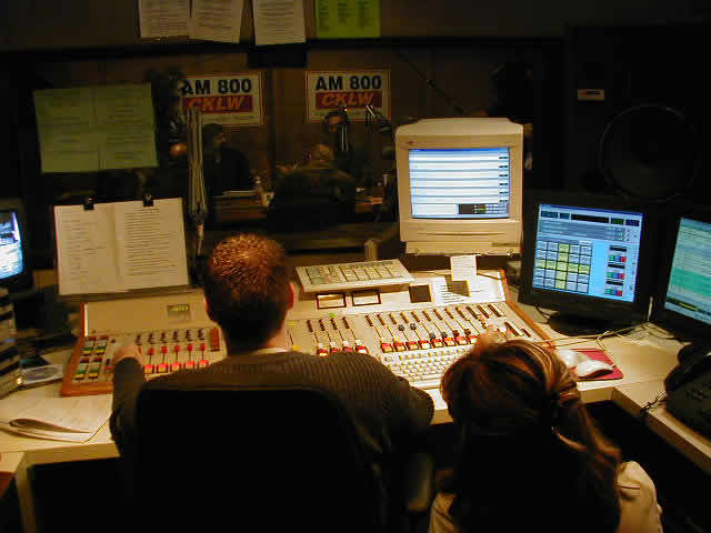 Behind the control board